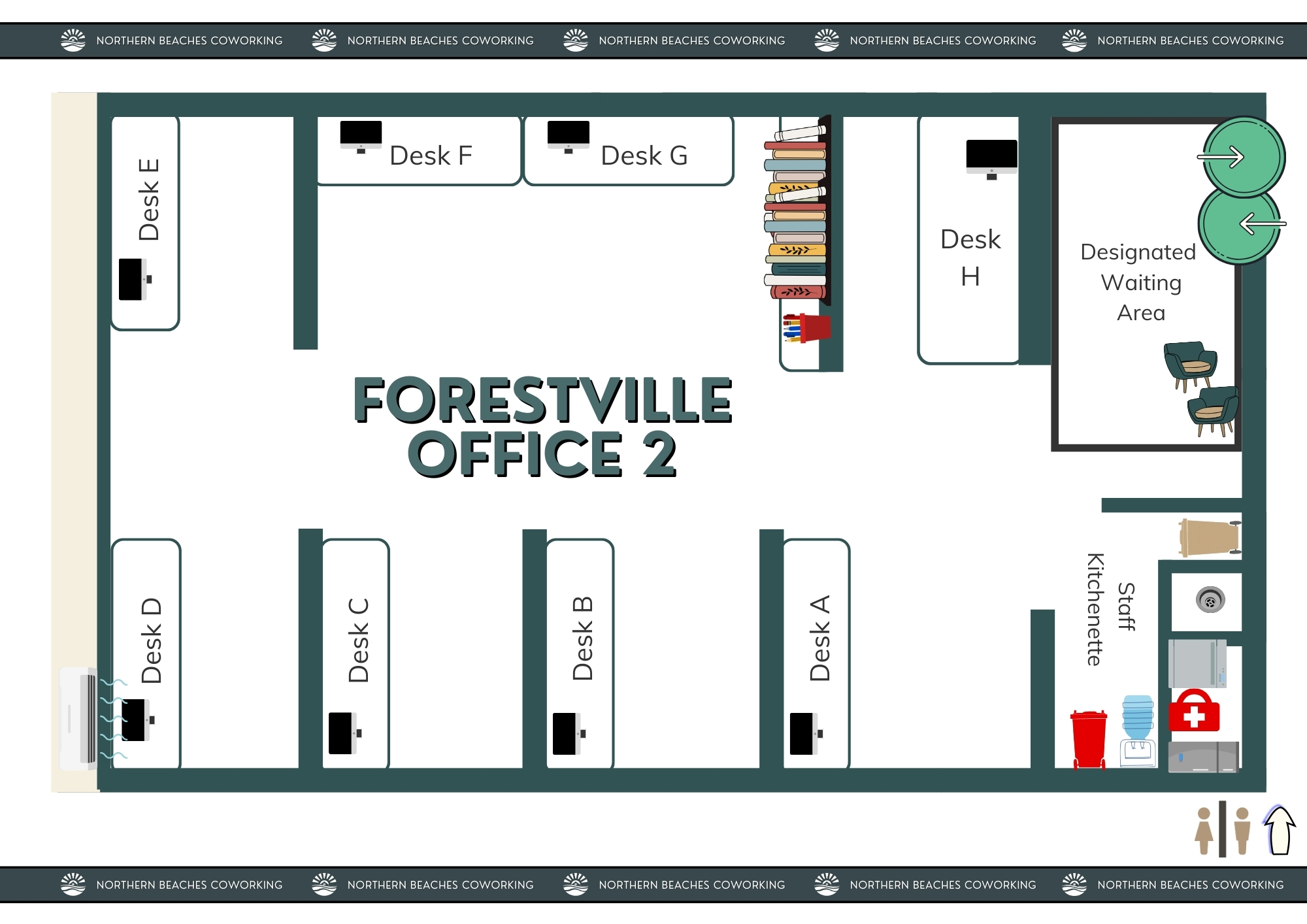 Forestville Office 2 floor plan