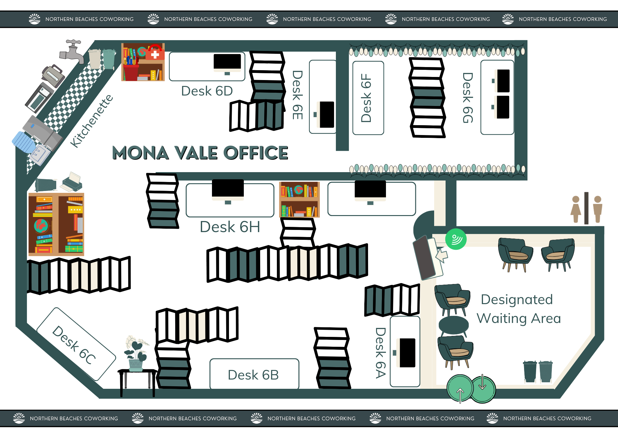 Mona Vale Office floor plan